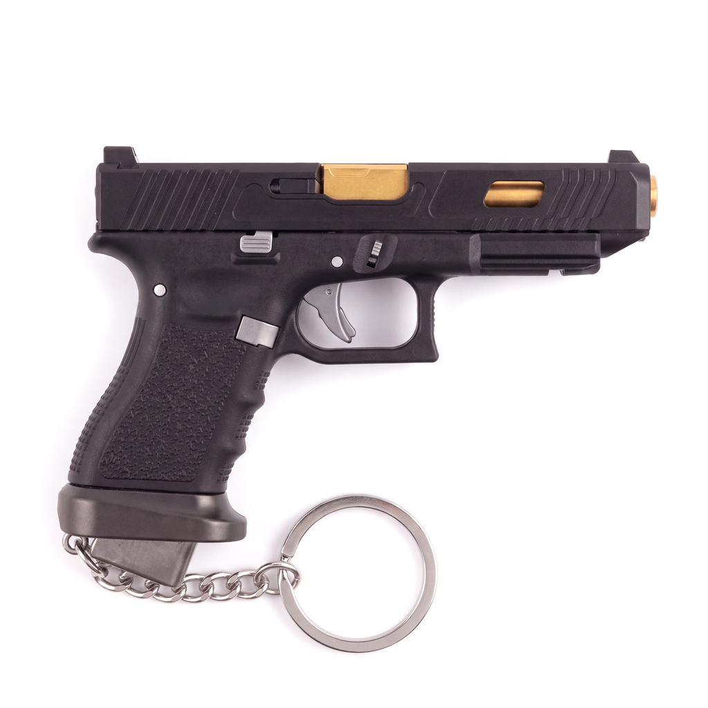 Minitak Competition 1:3 Miniature Keychain – Black · Top